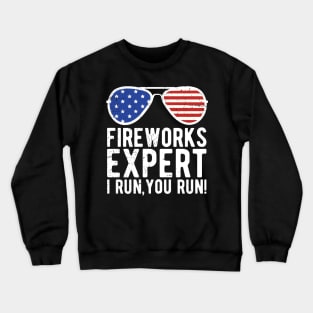 Fireworks Expert memorial day Crewneck Sweatshirt